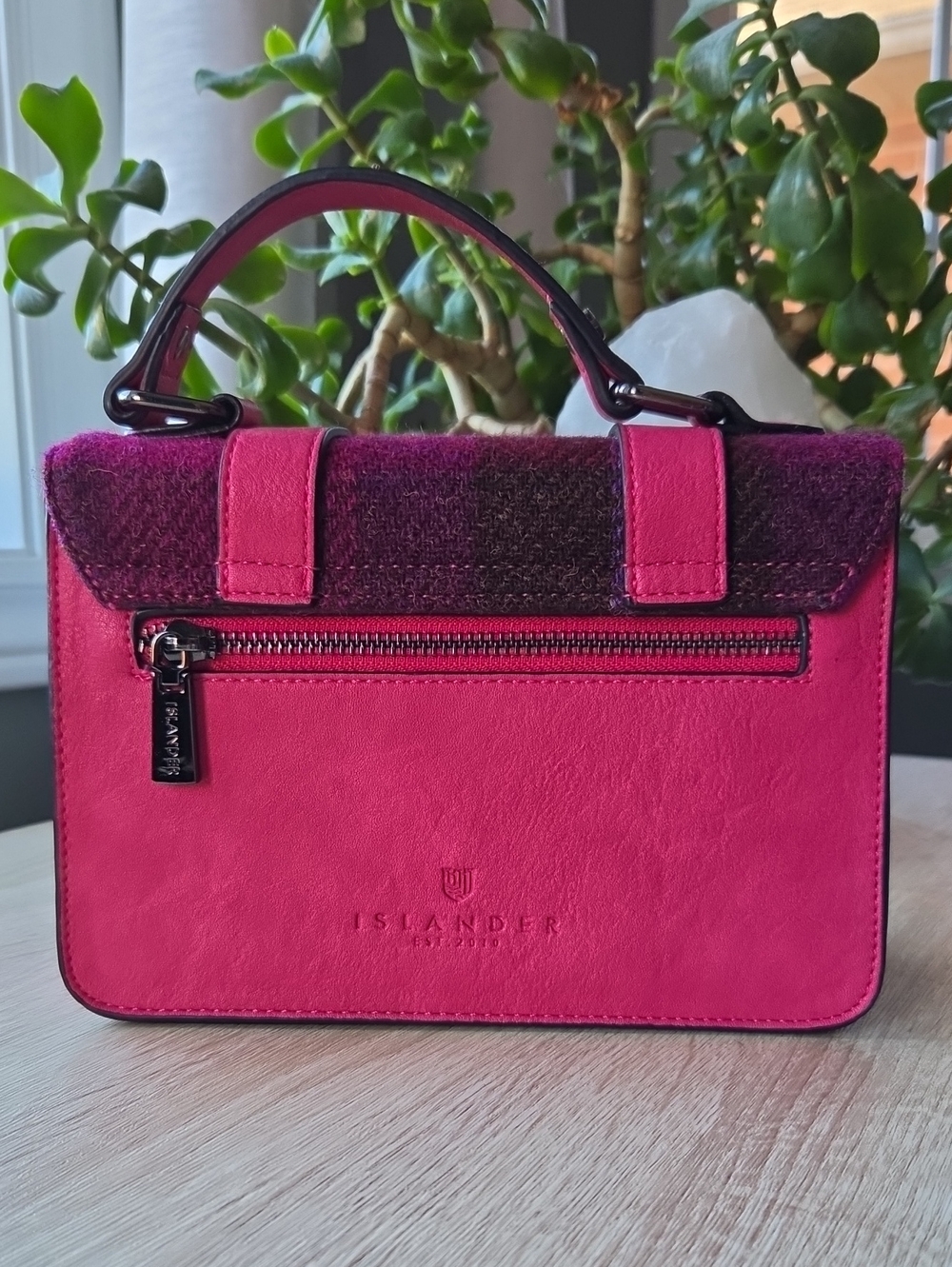 Islander Mini Satchel With Harris Tweed - Picture 4 of 10